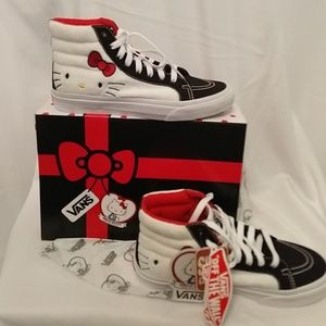 Vans X Hello Kitty classic Sk8-Hi New w/Box!
